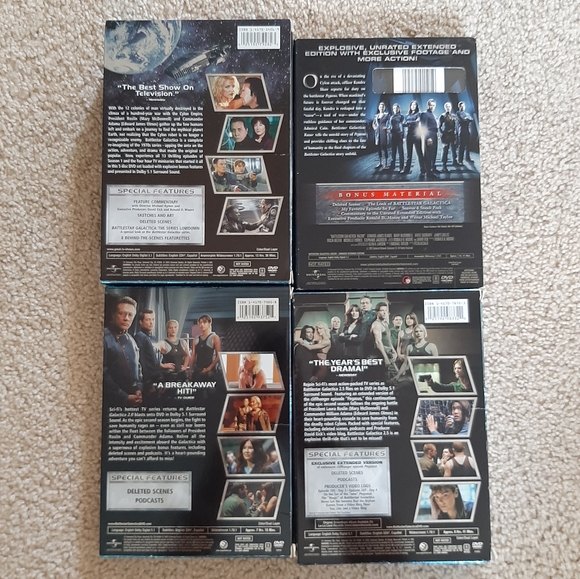 Battlestar Galactica DVD Seasons 1, 2, 2.5 & Razor - Picture 2 of 3